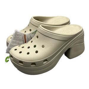 Crocs Siren Clog Shoes Womens Size 11 Platform Heel Comfort 208547-2Y2 New w/Tag